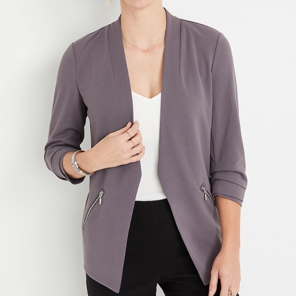 Ever Go Purple Blazer